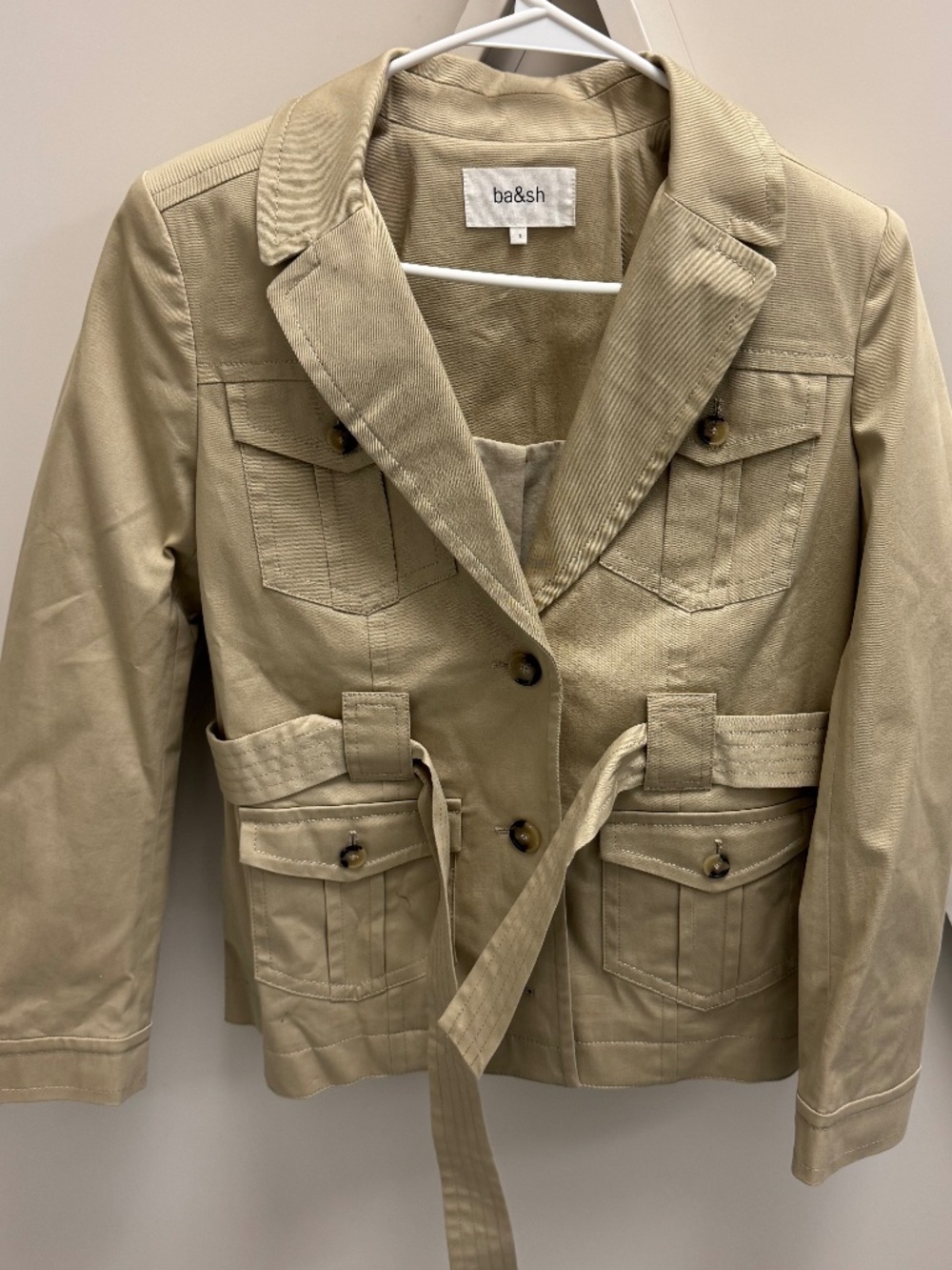 ba&sh Beige Lady Jacket Veste Muse